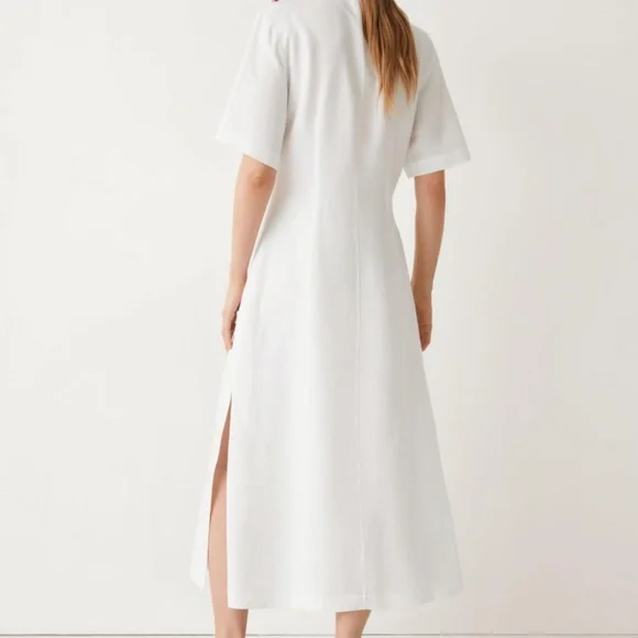 NWT & Other Stories Stockholm Atelier | Shell Button Shirt Midi Dress White - Picture 2 of 10